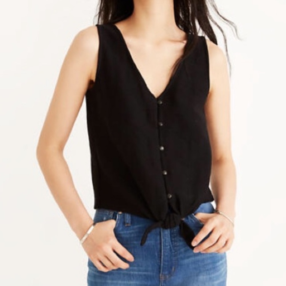 XS madewell texture and thread tank